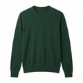 Premium Merino Wool Sweater - Deep Forest Green