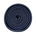 Premium Silk Tie - Navy & White Polka Dot