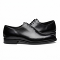 Premium Leather Wholecut Oxford Shoe - Classic Black