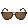 Modern Aviator Sunglasses - Matte Tortoiseshell