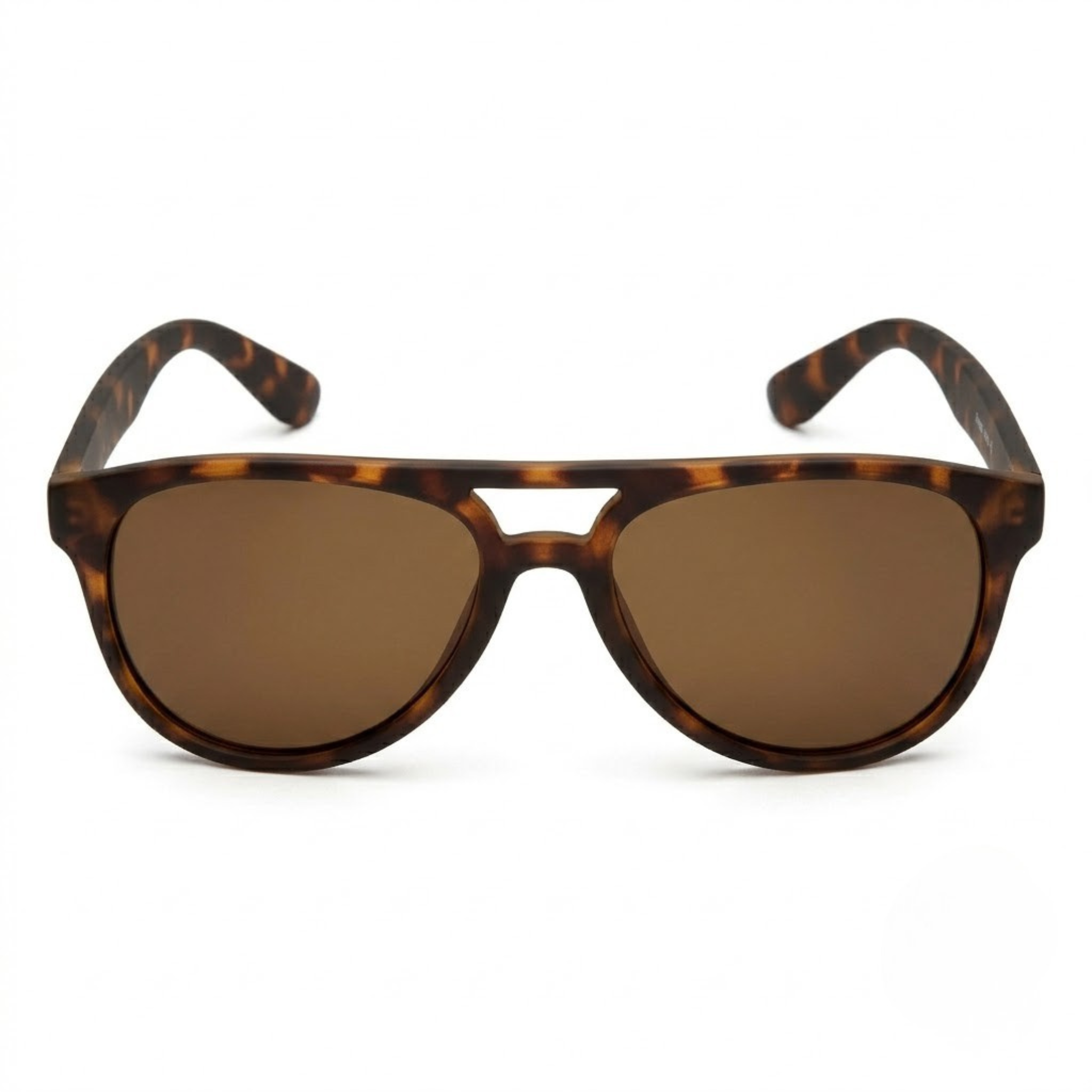 Modern Aviator Sunglasses - Matte Tortoiseshell