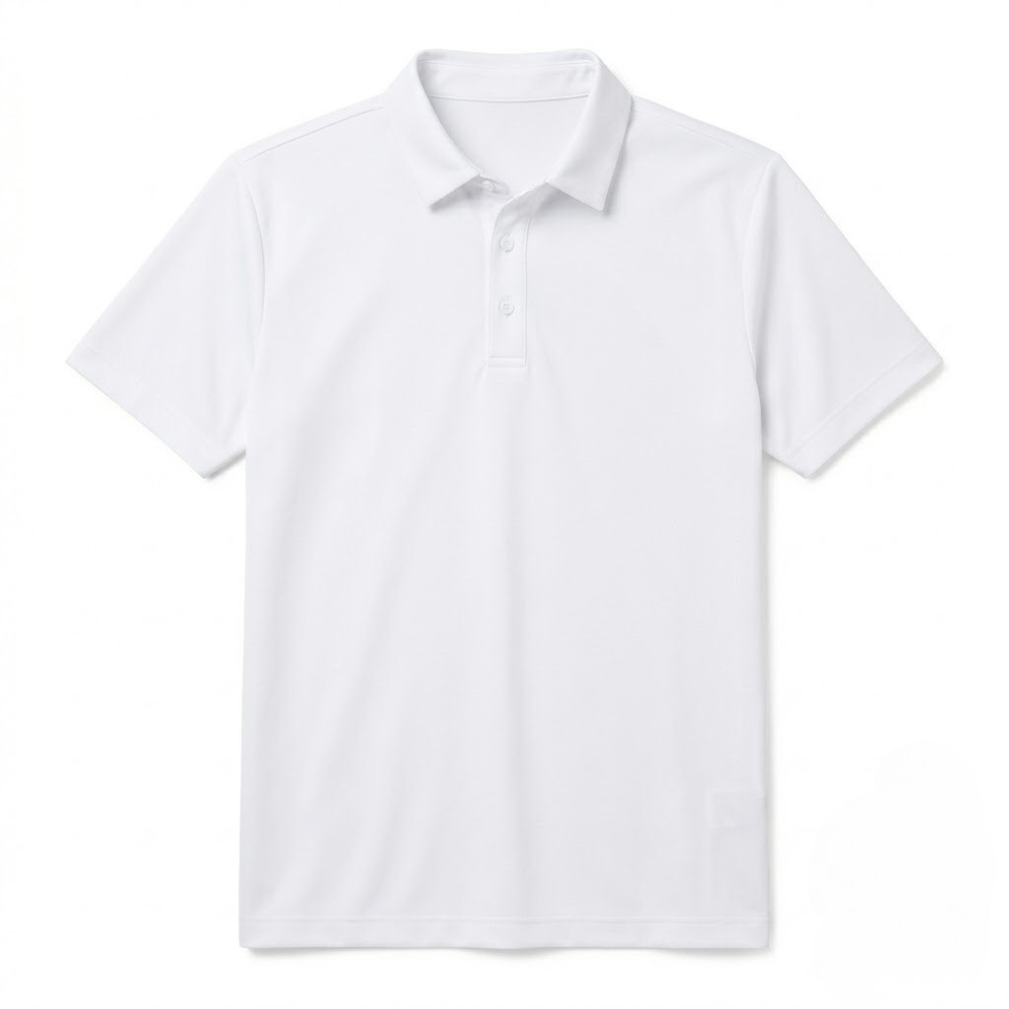 Tech-Blend Performance Polo Shirt - Optical White