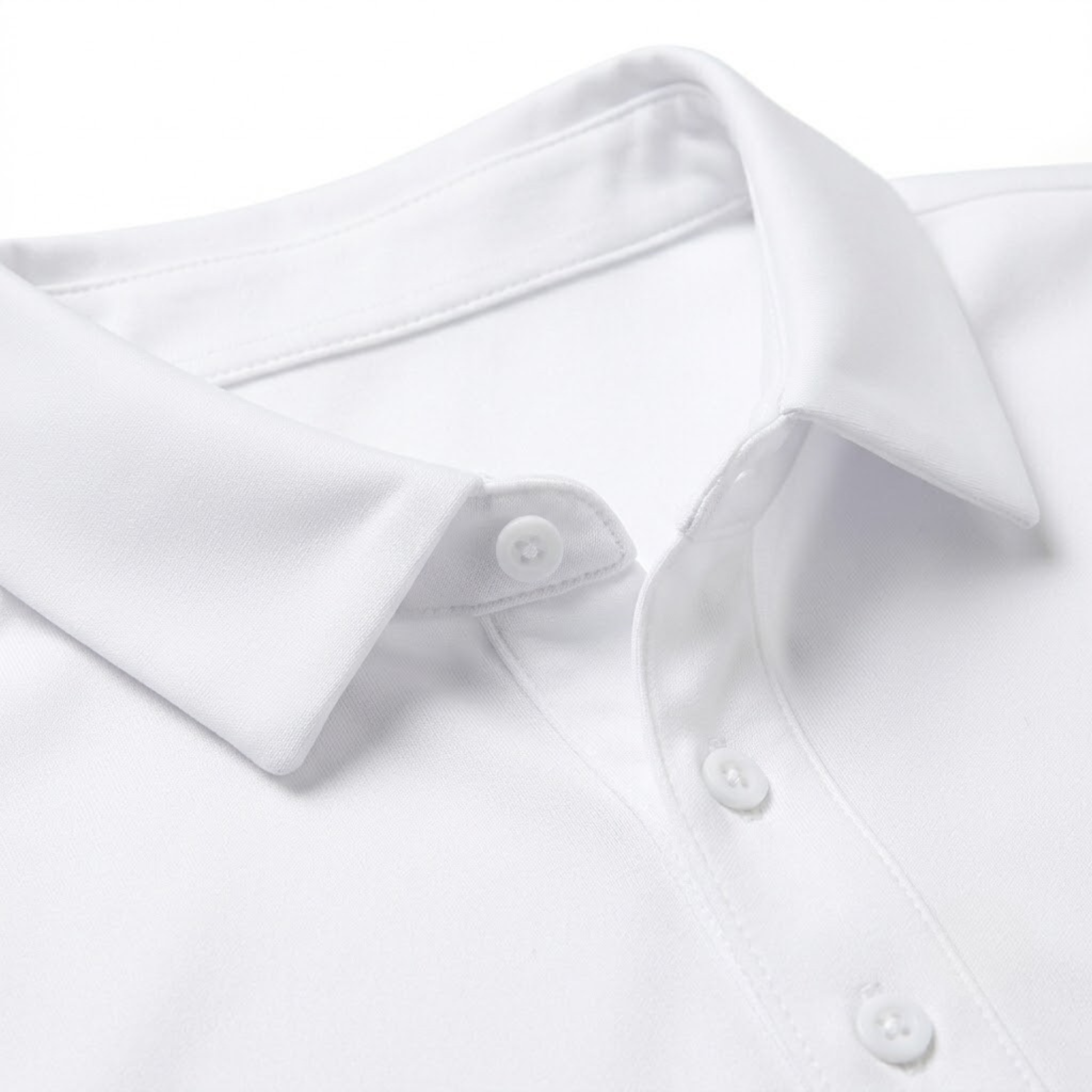 Tech-Blend Performance Polo Shirt - Optical White