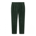 Suede Trouser - Dark Forest Green